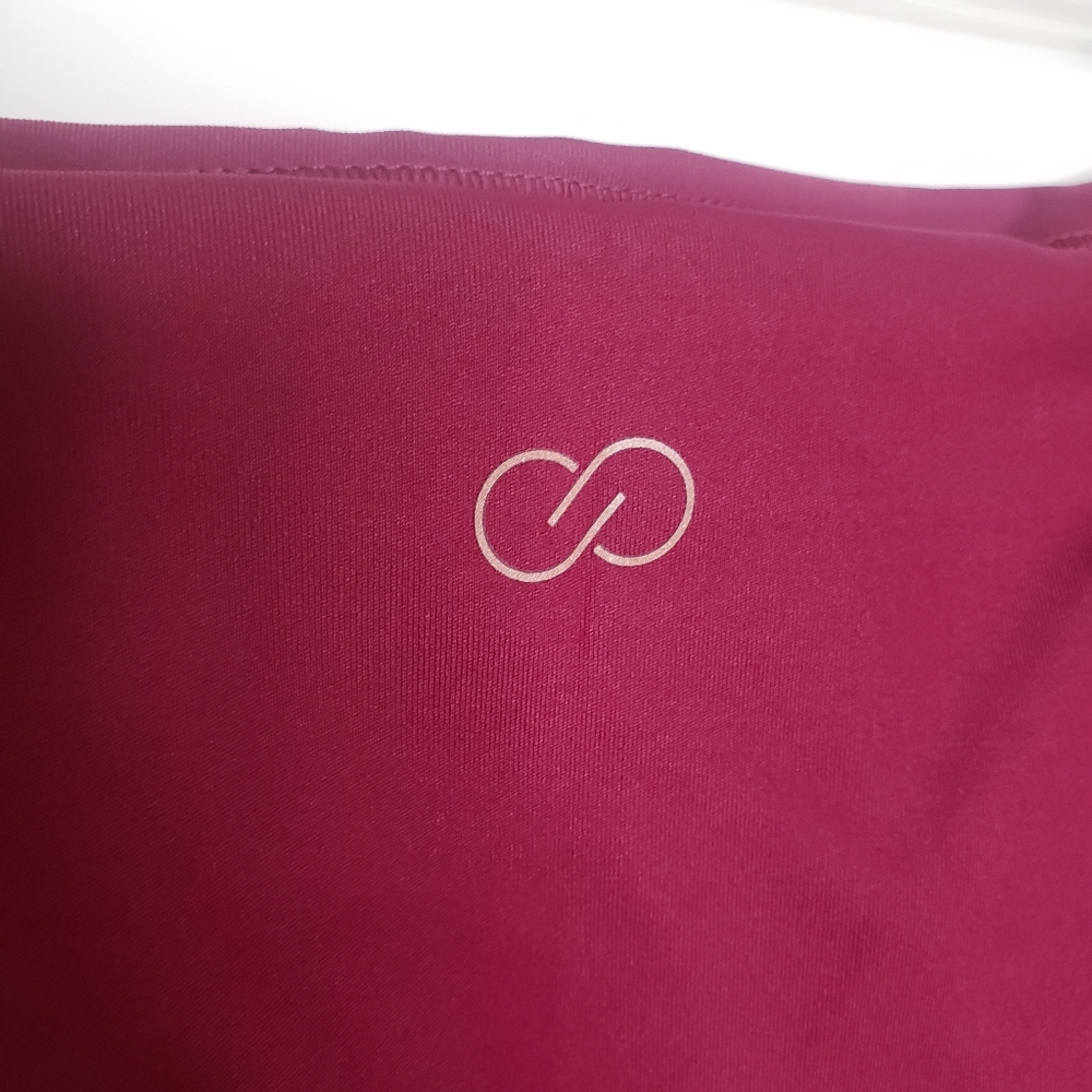 CALIA essential shine leggings tights high rise berry rich pink full length New - Picture 6 of 10